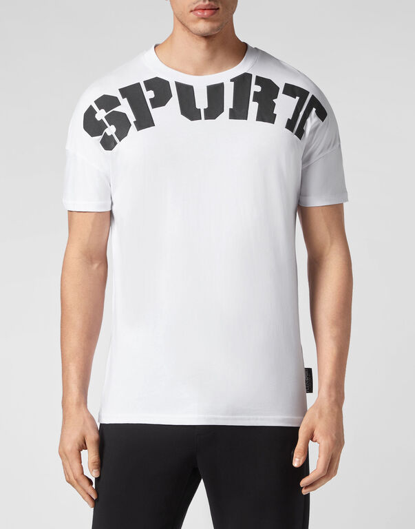 Plein Sport T-shirt Round Neck SS White