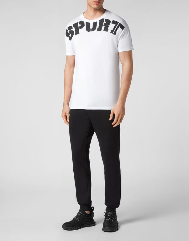 Plein Sport T-shirt Round Neck SS White