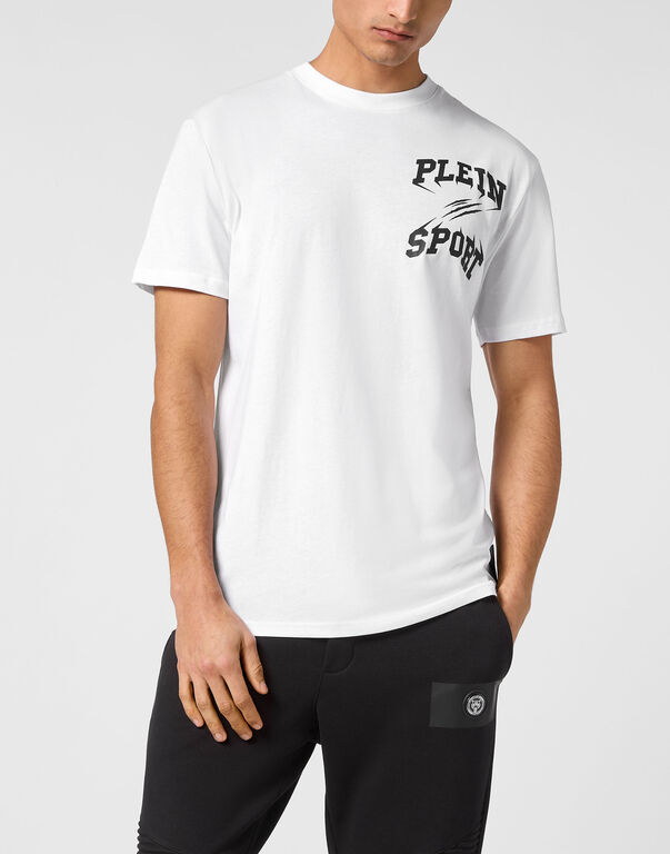 Plein Sport T-shirt Round Neck SS White / Black
