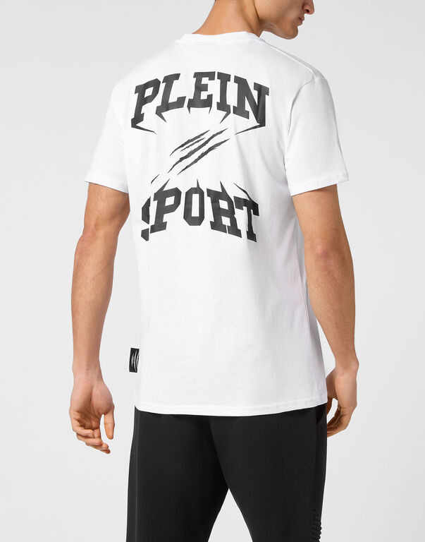 Plein Sport T-shirt Round Neck SS White / Black