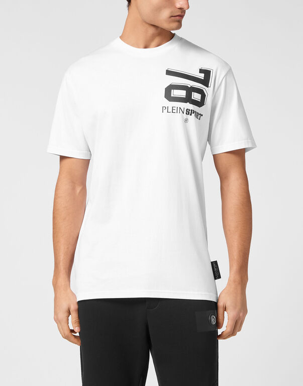 Plein Sport T-shirt Round Neck SS White / Black