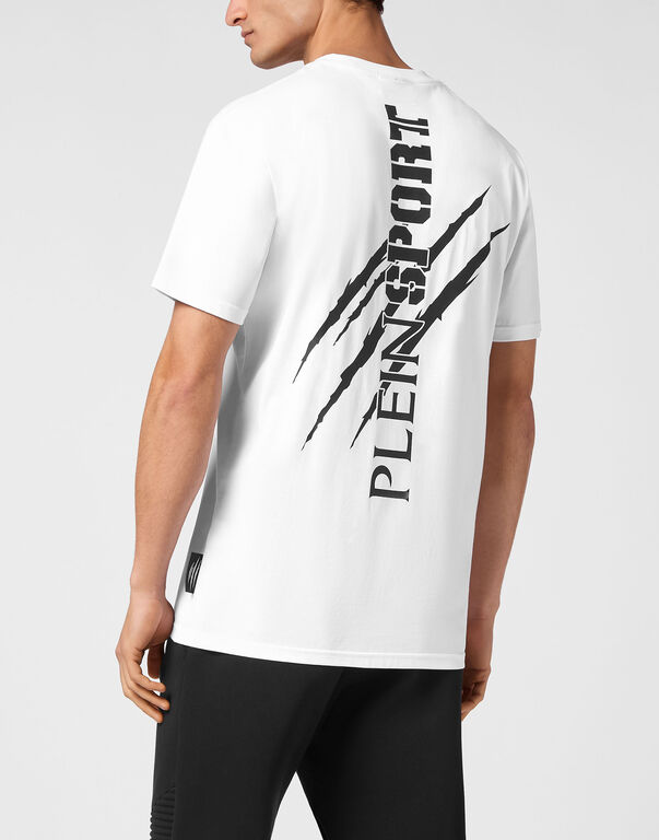 Plein Sport T-shirt Round Neck SS White / Black