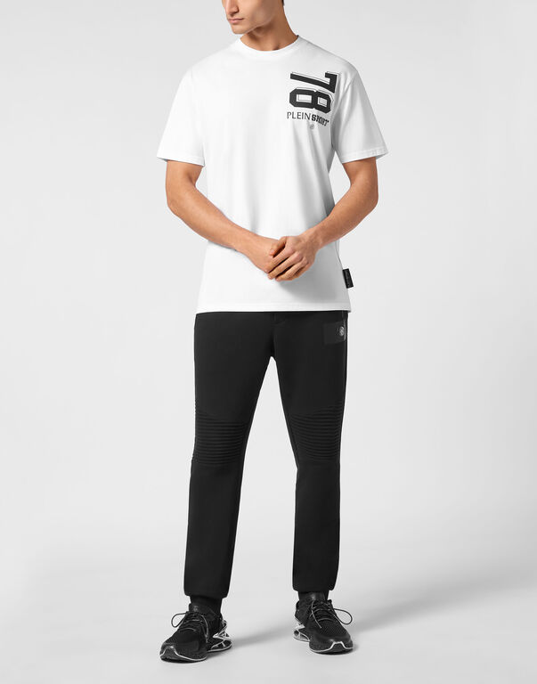 Plein Sport T-shirt Round Neck SS White / Black