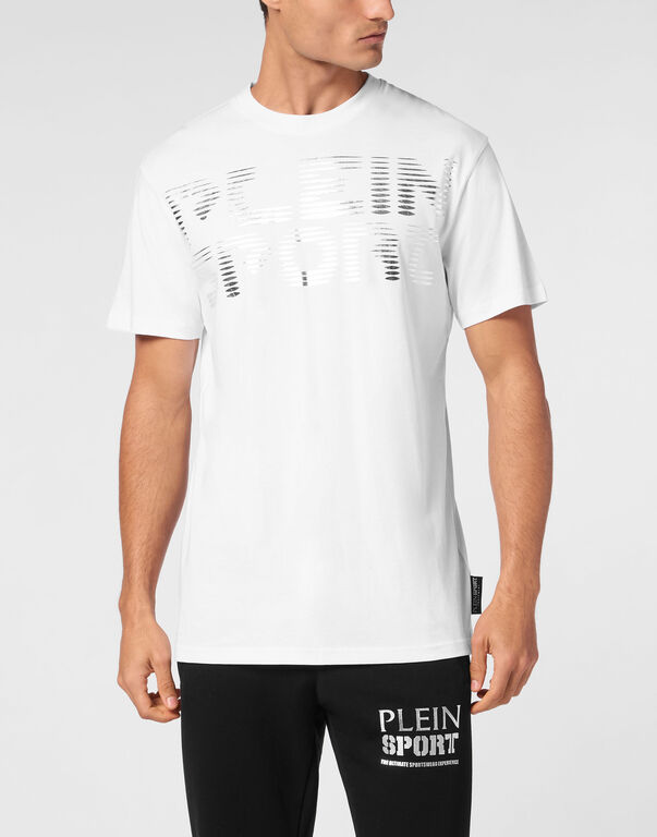 Plein Sport T-shirt Round Neck SS White/silver
