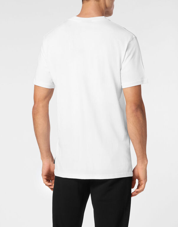 Plein Sport T-shirt Round Neck SS White/silver
