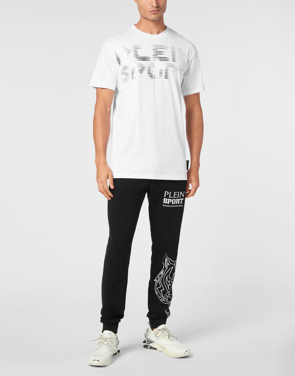 Plein Sport T-shirt Round Neck SS White/silver