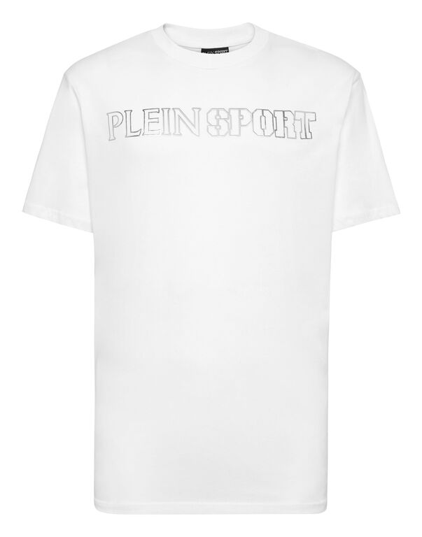 plein sport T-shirt Round Neck Tiger white/silver