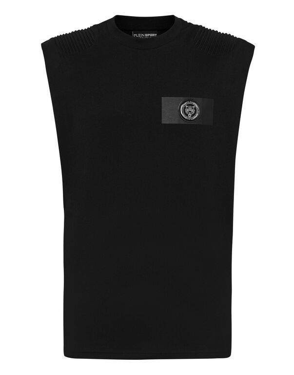 plein sport Tank top black / black