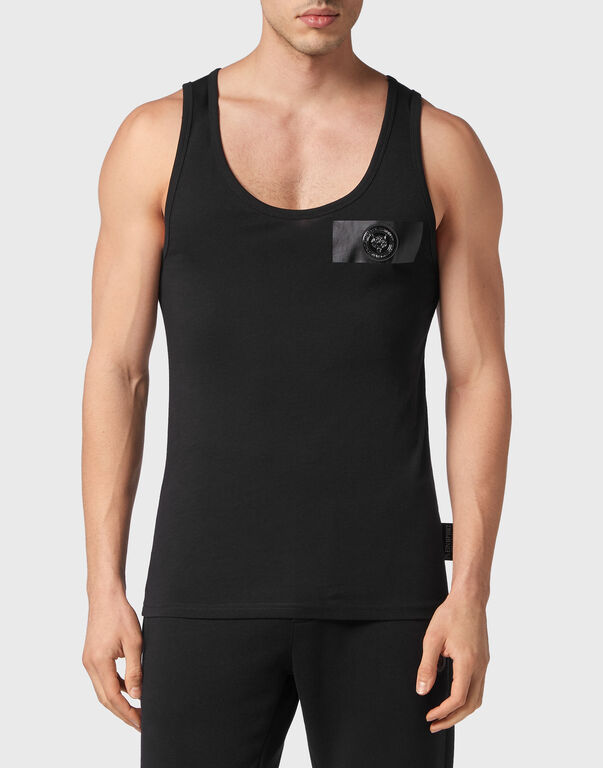 Plein Sport Tank Top Black / White