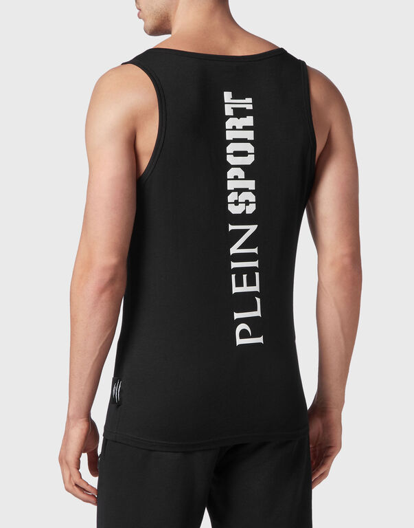 Plein Sport Tank Top Black / White