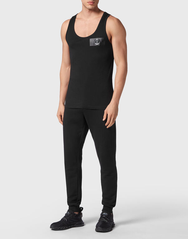 Plein Sport Tank Top Black / White
