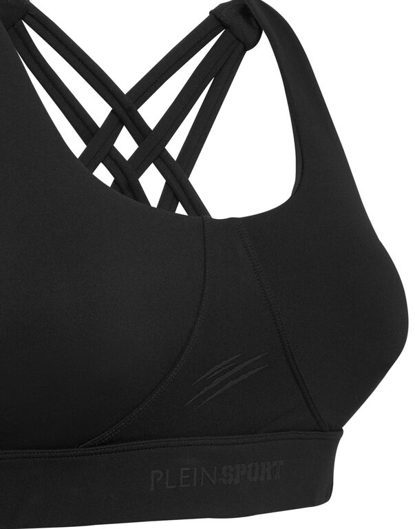 Plein Sport Tank Top Bra Black