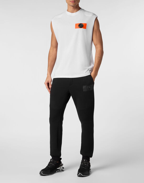 Plein Sport Tank Top White / Orange