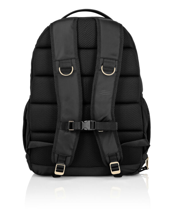 Plein Sport Technical Backpack PS Black/light Gold
