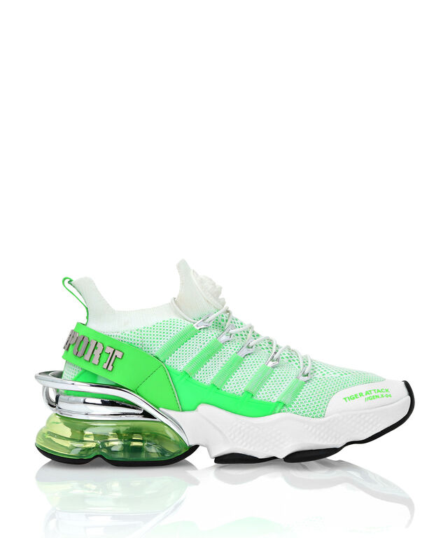 Plein Sport Tiger Attack//Gen.X.04 White/greenfluo