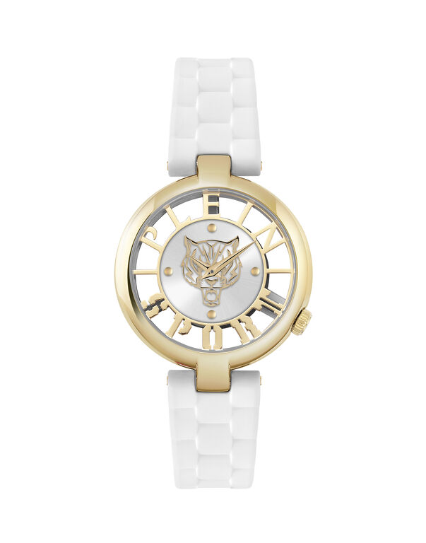 plein sport TIGER LUXE WATCH white / gold
