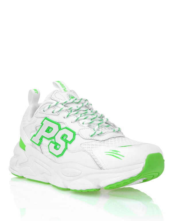 plein sport TIGER STORM // GEN.X.05 White/greenfluo