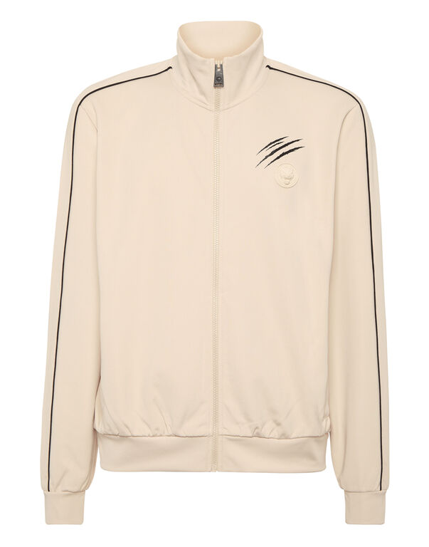 plein sport Tracksuit Zip Jacket beige