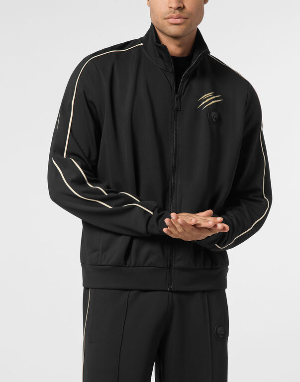 Plein Sport Tracksuit Zip Jacket Black