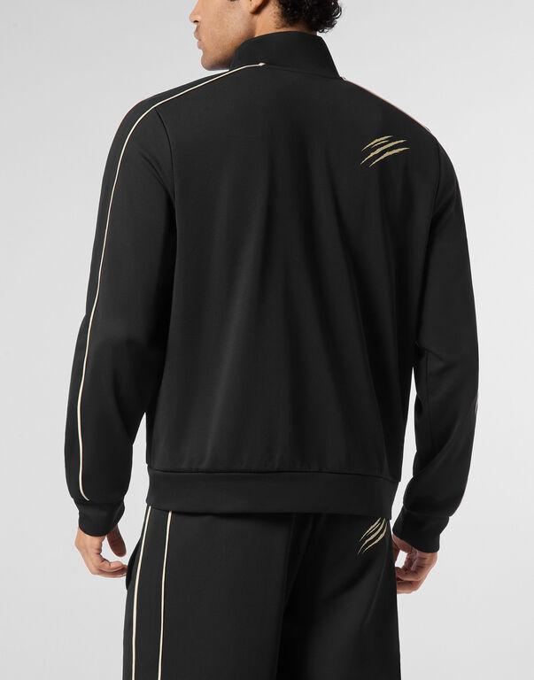 Plein Sport Tracksuit Zip Jacket Black