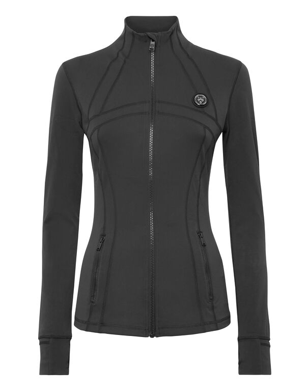 plein sport Zipped Jogging Top black