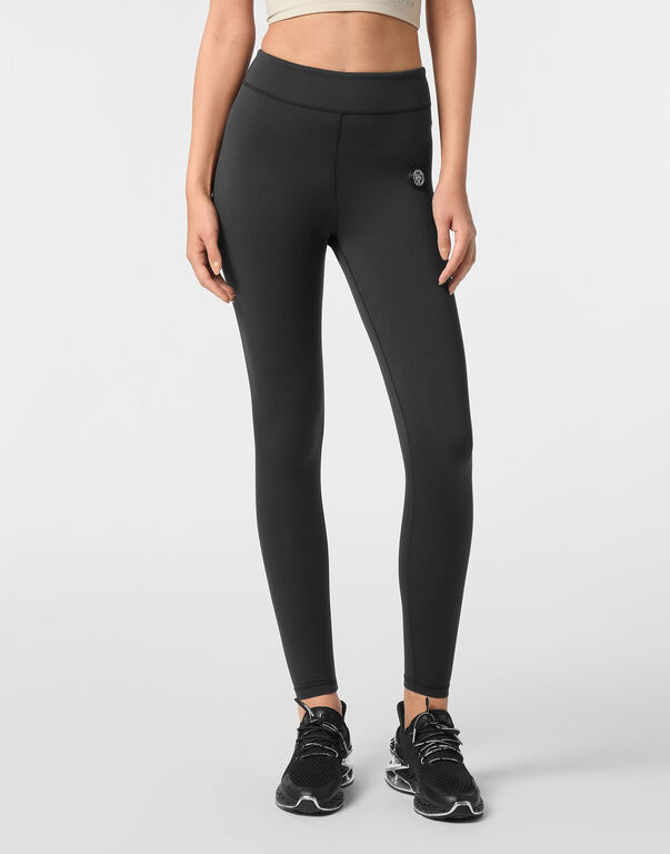 Plein Sport Push Up High Waisted Leggings Scratch Black
