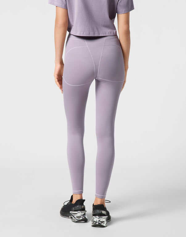Plein Sport Push Up High Waisted Leggings Scratch Purple
