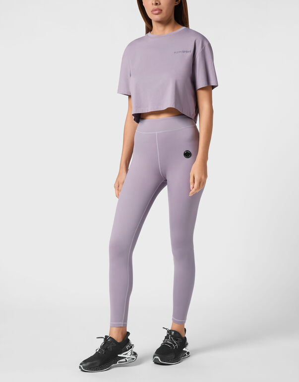 Plein Sport Push Up High Waisted Leggings Scratch Purple