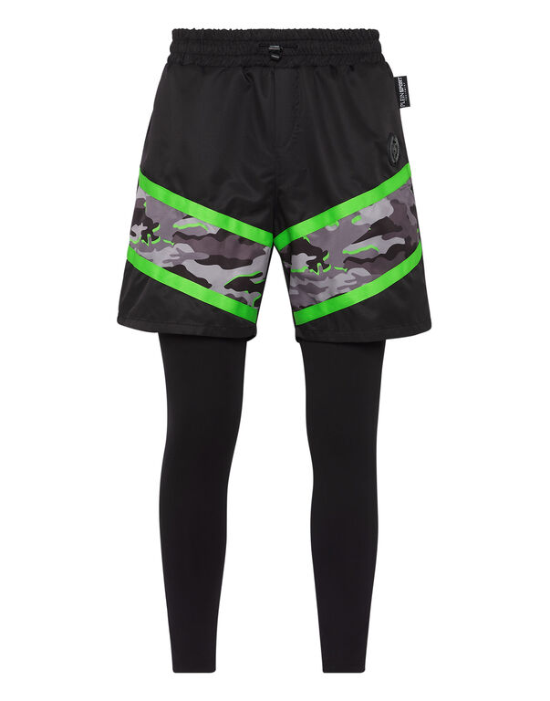 plein sport Running Pants Neon Amazon Edition (Camouflage) black