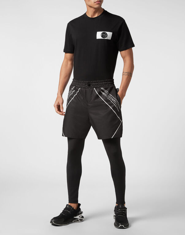 Plein Sport Running Pants Tiger Court Edition Black
