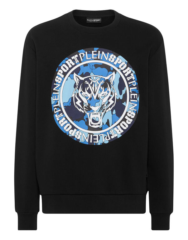 plein sport Sweatshirt LS Carbon Tiger black / light blue
