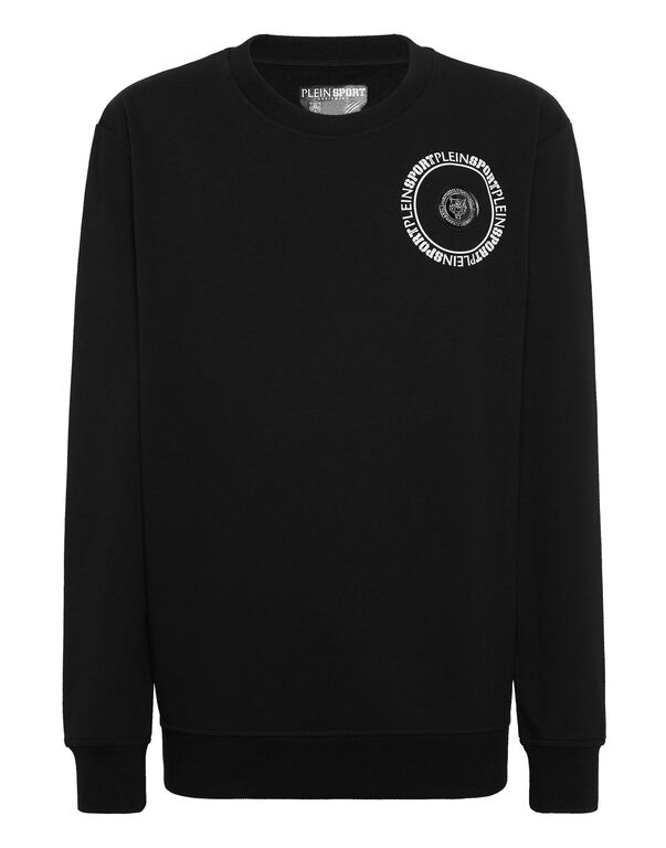 plein sport Sweatshirt Round Neck Carbon Tiger black