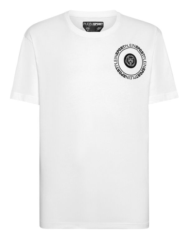 plein sport T-shirt Round Neck SS Carbon Tiger white