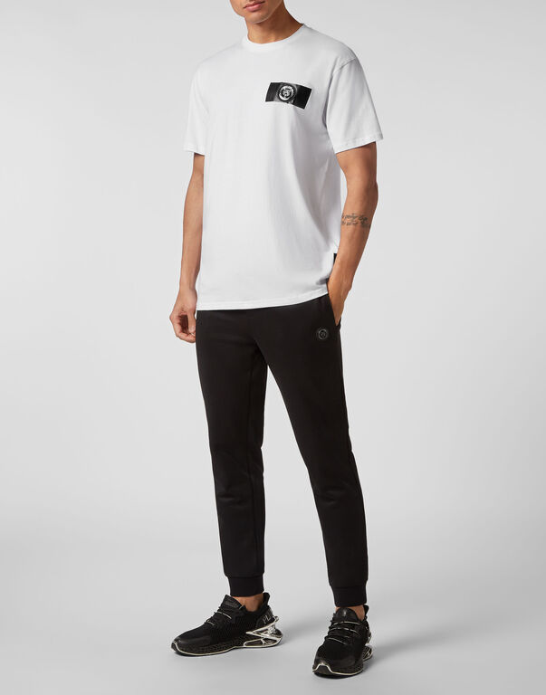 Plein Sport T-shirt Round Neck SS Global Express Edition White