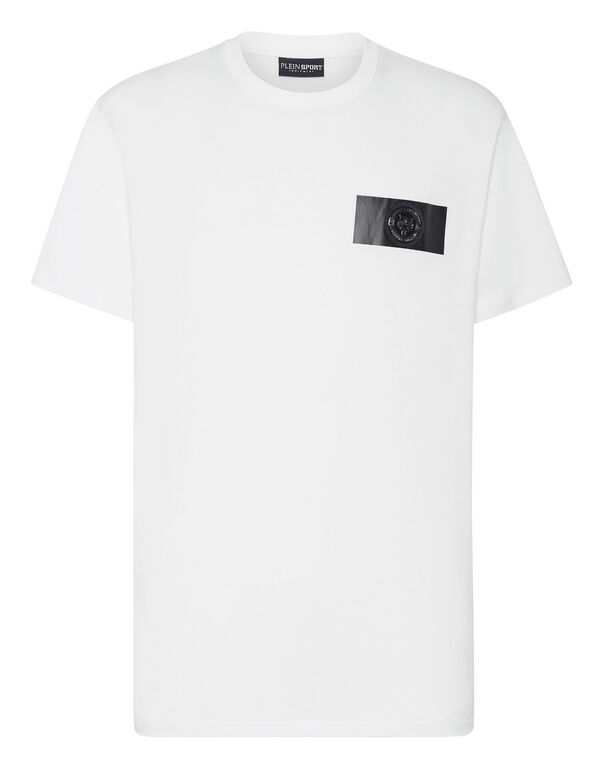 plein sport T-shirt Round Neck SS Global Express Edition white
