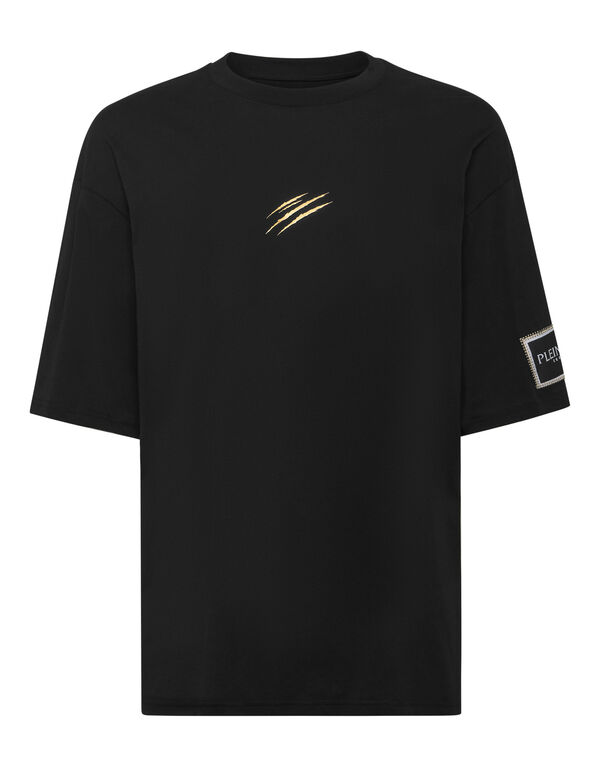 plein sport T-shirt Round Neck SS Label black/light gold