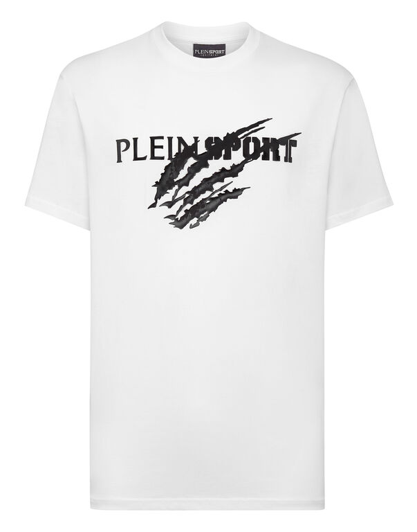 plein sport T-shirt Round Neck SS Scratch white / black