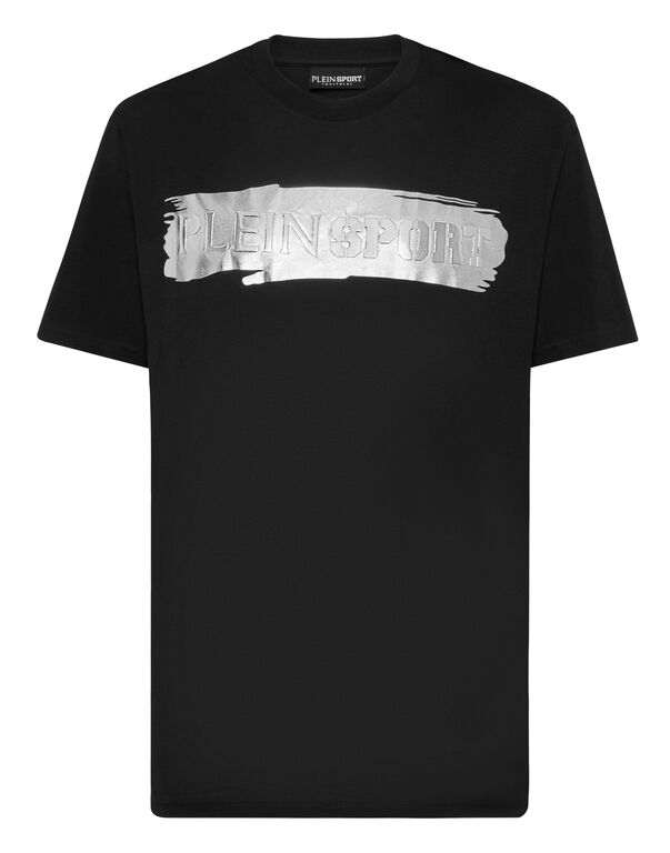 plein sport T-shirt Round Neck SS Silver Brush black/silver