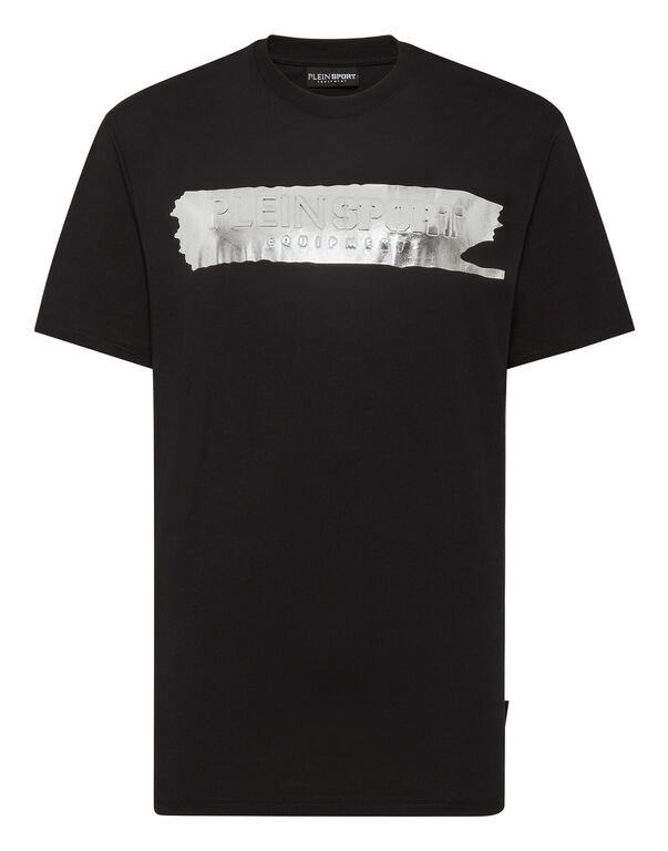 plein sport T-shirt Round Neck SS Silver Brush black/silver