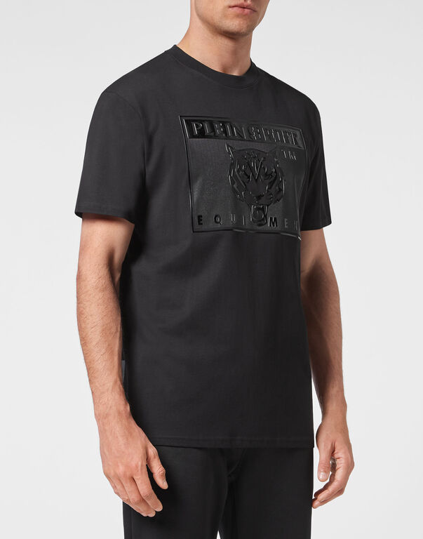 Plein Sport T-shirt Round Neck SS Statement Black / Black