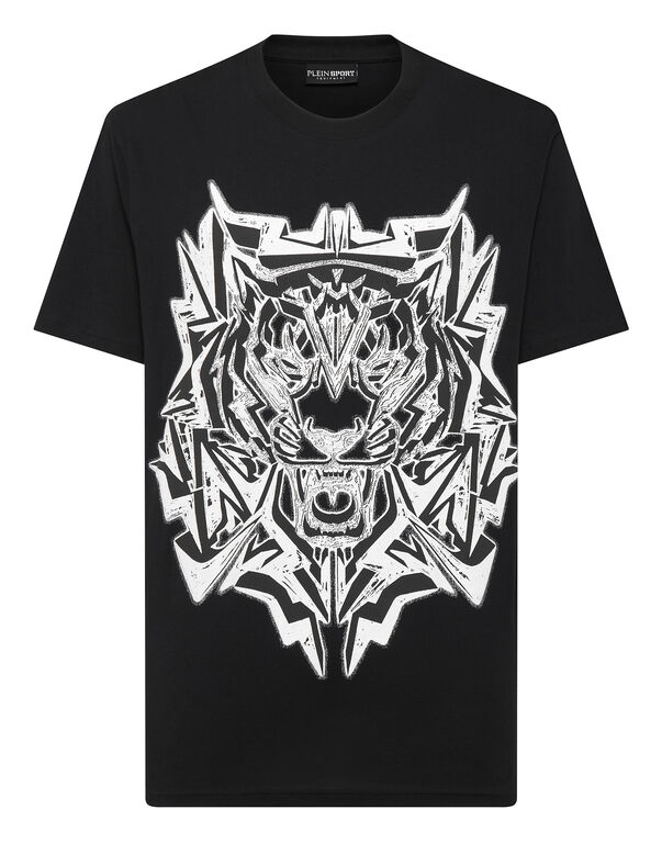 plein sport T-shirt Round Neck SS Thunder Tiger black / white