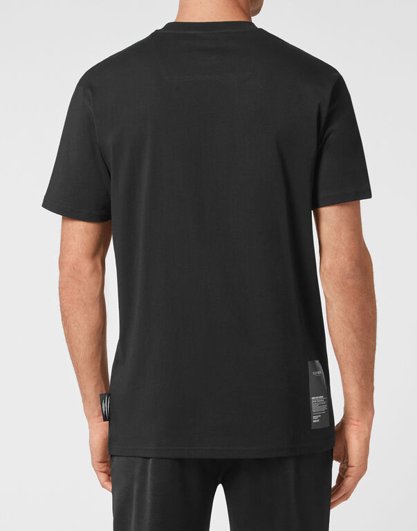 Plein Sport T-shirt Round Neck SS Tiger Black / Black
