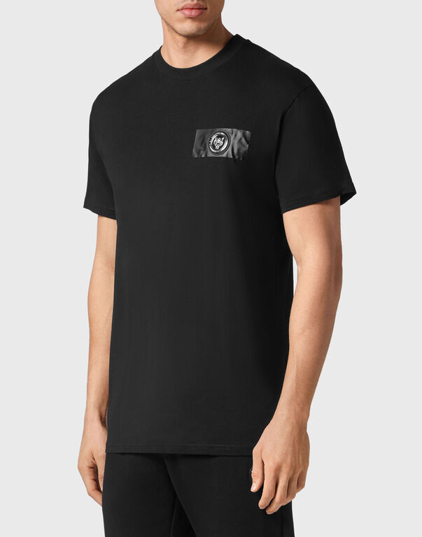 Plein Sport T-shirt Round Neck SS Tiger Black/mint Green