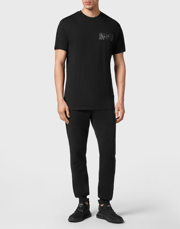 Plein Sport T-shirt Round Neck SS Tiger Black/mint Green