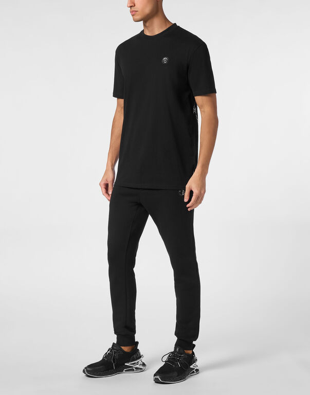 Plein Sport T-shirt Round Neck SS Tiger Black / White