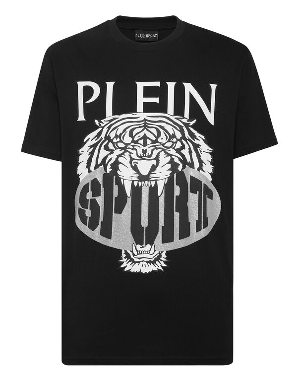 plein sport T-shirt Round Neck SS Tiger black / white
