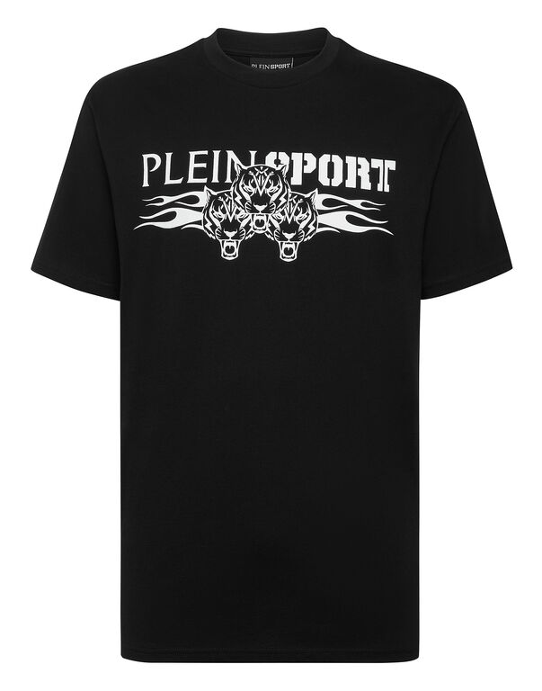 plein sport T-shirt Round Neck SS Tiger black / white