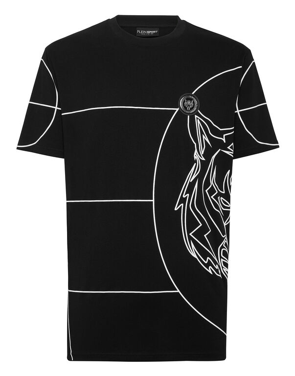 plein sport T-shirt Round Neck SS Tiger black / white