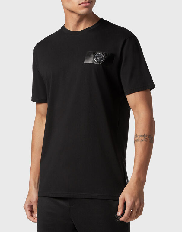 Plein Sport T-shirt Round Neck SS Tiger Crest Edition Black / Black