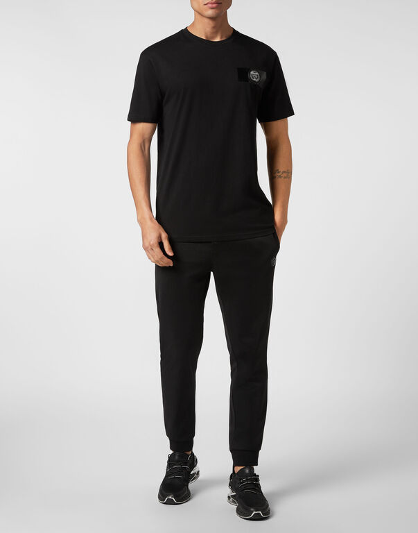 Plein Sport T-shirt Round Neck SS Tiger Crest Edition Black / Black